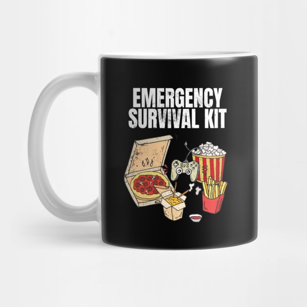 Funny Modern Emergency Survival Kit by SzarlottaDesigns